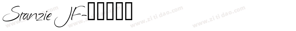 Stanzie JF字体转换